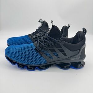 Men's Athletic Running Shoes - Blue and Black